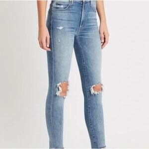 Mother The Stunner Ankle Step Fray Jeans sz 29 Helter Skelter skinny high-rise